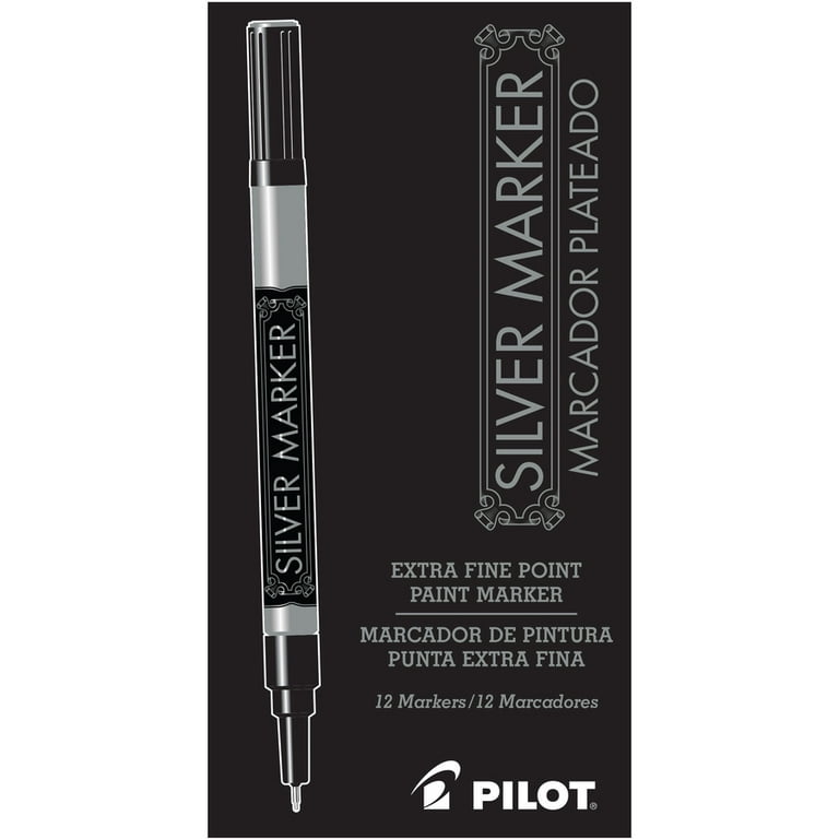 Pilot Marker Metallic Extra Fine Marker - Silver