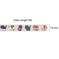 thumbnail image 4 of Wrapables Washi Masking Tape, 15mm x 5M, Playful Kitties, 4 of 4