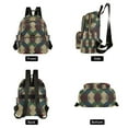 thumbnail image 4 of FORMRS Mini Backpack Purse for Women Travel Daypack Casual Shoulder Bag, Green Tartan Pattern, 4 of 7