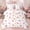 Floral 10, variant on Erosebridal Kawaii Strawberry Bedding Comforter Set for Kids Girls, Chic Blossoms Queen Bedding Sets, Pink, Pink Reversible, 7pcs