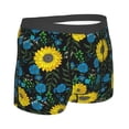 thumbnail image 3 of Naloa Sunflowers And Blue Flower Print Mens Underwear - Boxers for Men, Classic Briefs for Men, 3 of 9