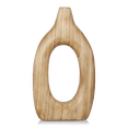 thumbnail image 2 of Bouclair Natural Wood Loop Vase, 2 of 6