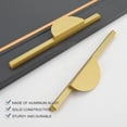 thumbnail image 3 of Juego de 2 tiradores para muebles de cocina, tiradores dorados para muebles, tiradores para muebles de cocina, tiradores de cocina, tiradores de puerta negros, tiradores para cajones, tiradores de la, 3 of 5