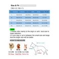 thumbnail image 5 of 1pc Night Reflective Gray Colorful Jacket With Four Legs, Suitable For Dogs And Cats, Suitable For Autumn And Winter, 5 of 5
