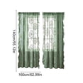 thumbnail image 2 of Orangide Lace Sheer Curtain Floral Rod Pocket Window Curtain for Living Room Bedroom Soft Sheer Voile Drapes Home Decor Light Filtering, 2 of 6