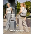 thumbnail image 6 of Travel Laptop Backpack Women, 17.3 Inch Anti-theft Laptop Bag with USB Port, Fashion Waterproof Computer Backpacks Teacher Nurse Backpack Purse for College Work, 6 of 9