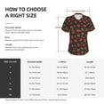 thumbnail image 4 of Vsdgher Tomatoes1 Women Shirts V Neck Short Sleeve Tops T-Shirt Basic Tees, S to 3XLMedium, 4 of 5