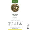 thumbnail image 3 of Teabloom Organic Green Tea, Pineapple, Ginger Loose Leaf Tea, USDA Certified Organic & Kosher, Whole Leaf Blend in Reusable Canister, 3.35oz/95 g Canister Makes 35-50 Cups, 3 of 4