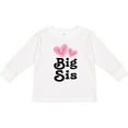 thumbnail image 3 of Inktastic Love Hearts Big Sis Girls Long Sleeve Toddler T-Shirt, 3 of 5