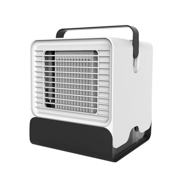 Ventilador de refrigeración eléctrico USB para oficina en casa, escritorio, mini ventilador de refrigeración por aire de iones negativos portátil, blanco tholdsy HA6029-01B