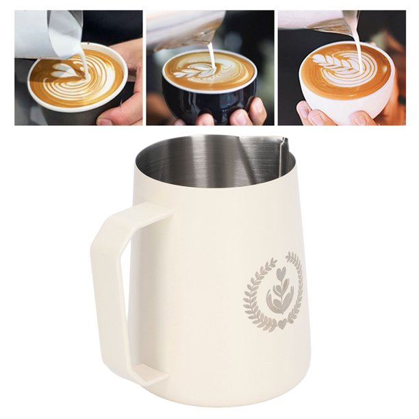 600ml Milk Frother Cup, Milk Frothing Pitcher, Integrally Formed Body