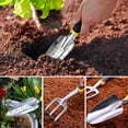 thumbnail image 2 of EIMELI Garden Tool Trowel Fork Gardening Kit Transplant Non-Slip With Hanging Holes 3Pcs Durable Hand Rake, 2 of 8