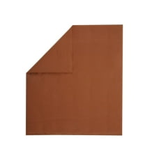 Yatas Bedding Queen Size Penny Duvet Cover - Brick Red