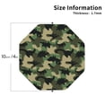 thumbnail image 2 of Lsque Camouflage Dinosaur Pattern 4" Drink Coasters Set of 4, PVC Leather Absorbent Coasters, Table Coaster Set Decorative Coffee Cup Coasters Housewarming Gift -Octagon, 2 of 6