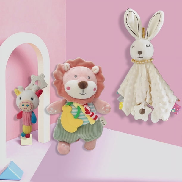 Toalla relajante para bebé Doudou etiqueta de entrada muñeca para dormir bebé educación temprana muñeca relajante Muñeca de dibujos animados