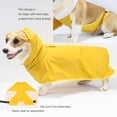 thumbnail image 4 of Catlerio Dog Raincoats for Dogs with Reflective Strip Hoodie,Rain Poncho Jacket, 4 of 5