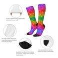 thumbnail image 6 of Balery Colorful Glitter Fun Novelty Socks Men'S Women'S Crew Socks Funny Crazy Novelty Socks Quirky And Cool Socks, 6 of 9