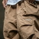 thumbnail image 4 of Pantalones de paracaídas con doble pliegue para hombre - Pantalones cargo con bolsillos grandes, nailon y spandex, M-XXXL, 4 of 7