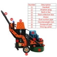 thumbnail image 6 of Hand-push Cement Ground Grinder Concrete Floor Polishing Machine with 6 Grinding Discs 220V, 6 of 19