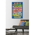 thumbnail image 2 of Pokémon: Face Art - Grid Wall Poster with Push Pins, 22.375" x 34", 2 of 4