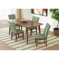 thumbnail image 3 of Picket House Furnishings Veronica 5PC Standard Height Dining Set-Walnut/Avocado, 3 of 6
