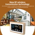 thumbnail image 4 of Weather Station Indoor Outdoor Thermometer Wireless LCD Color Display USB Rechargeable Digital Temperature Humidity Monitor Weather Thermometer Forecast Station with Barometer/Digital, 4 of 8