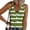 Green tank tops, variant on Wycnly Summer Saving Tank Top for Women Summer Tops for Women 2024 Plus Size Button up Slim Knitted Ribbed Tank Tops 2024 Casual Striped Print Sleeveless T Shirt Ladies Sleeveless Shirt