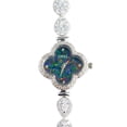 thumbnail image 3 of 1 LUCKY LADY STERLING SILVER GENUINE AUSTRALIAN FINE OPAL WATCH, 3 of 4