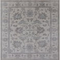 thumbnail image 1 of Ahgly Company Machine Washable Indoor Square Industrial Modern Dark Goldray Area Rugs, 8' Square, 1 of 7