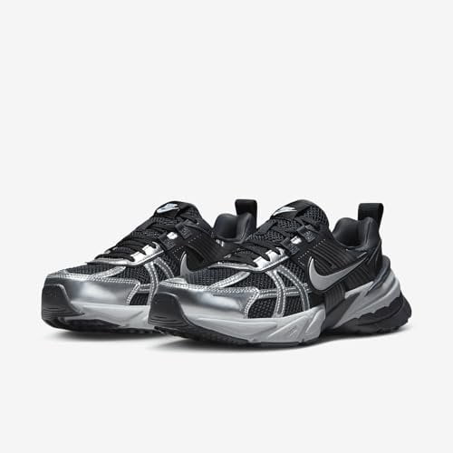Women's Nike V2K Run Black/Metallic Silver (FD0736 005) - 8.5