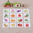 thumbnail image 1 of Baby Learning Cards, Educational Cognitive Cards, 75x55mm Safe Durable With Iron Box Learning Training Cards for Vehicle/Animal/Fruit/Living Goods, 1 of 7