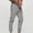 light gray, variant on Munlar Cargo Pants For Men,Men's Square Plaid 3D Digital Printing Striped Fitness Casual Pants
