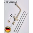 thumbnail image 3 of Vintage Loft/Provence Style 360° Swivel Kitchen Faucet with 3-Way System - Matte Rust Finish, High-Quality Brass Body (GOST R 52718-2018 Certified), 35mm Ceramic Valve Core, 5-Year Warranty, 3x55cm, 3 of 6