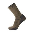 thumbnail image 1 of Point6 2531-320-06 Hiking Essential Light Crew Socks, Earth, Medium, 1 of 4
