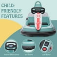 thumbnail image 4 of Lumiparty 6V Bumper Car for Toddlers 2-6, Electric Bumper Vehicle Ride-on Toy Car with 360° Spin, LED Lights, Music & Dual 15w Motors - Fun Ride on Car for Kids, Green, 4 of 6
