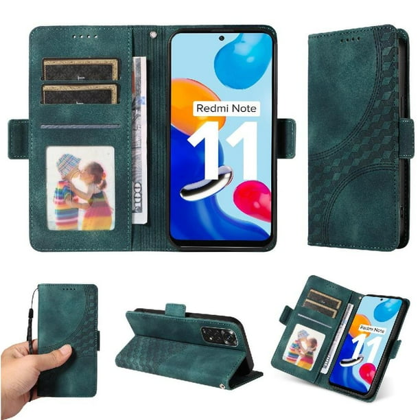 Funda GANGXUN para Xiaomi Redmi Note 11s 4G con diseño acolchado elegante, cuero PU, protección total y ajuste preciso