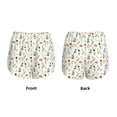thumbnail image 3 of Rocae Mini Wildflower Watercolor for Women's Athletic Shorts Workout Hiking Shorts Athletic Shorts for Running, Yoga, Gym, Sports-Medium, 3 of 7