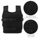 thumbnail image 2 of Chaleco de peso Ecomeon 15 kg transpirable ajustable negro 44 x 55 x 10 cm, 2 of 6
