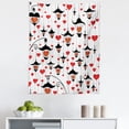 thumbnail image 1 of Valentines Tapestry, Lanterns and Heart for Valentine's Day Small Lamp Classic Antique, Fabric Wall Hanging Decor for Bedroom Living Room Dorm, 5 Sizes, Vermilion Scarlet, by Ambesonne, 1 of 1