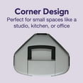 thumbnail image 3 of Litter Genie Corner Cat Litter Box Enclosed with Scoop, Easy Access, Hooded Litter Tray, 3 of 7