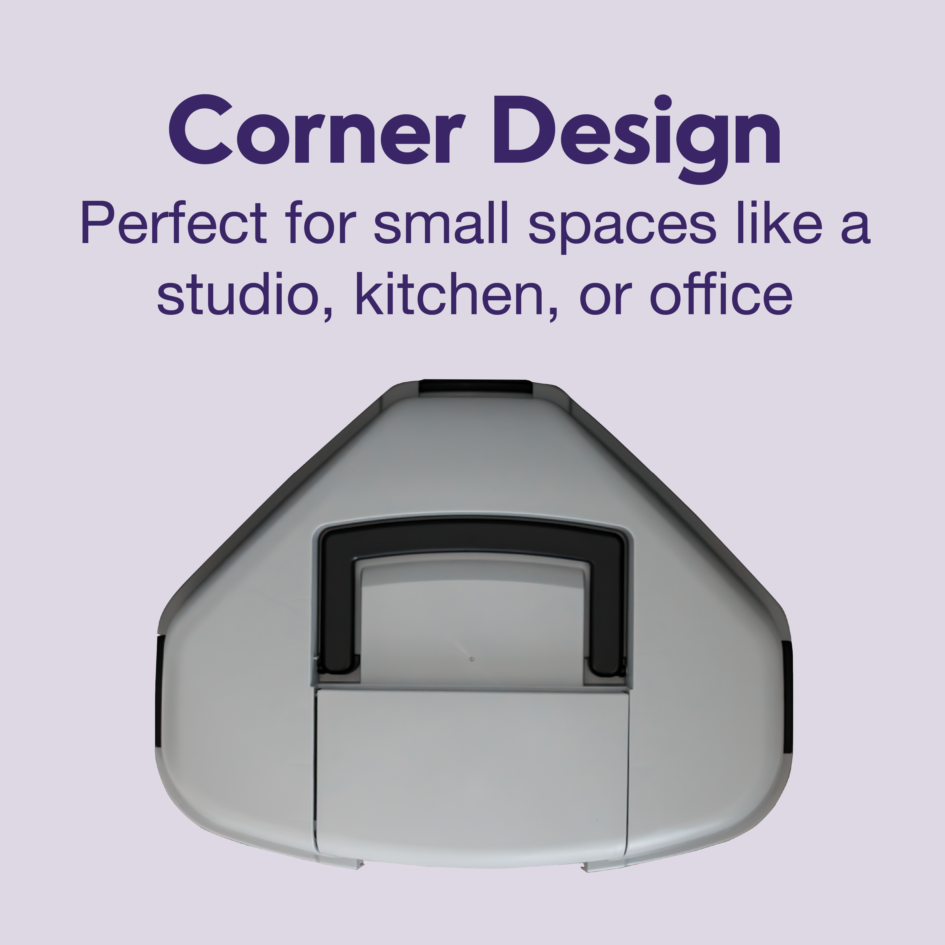 Litter Genie Corner Cat Litter Box Enclosed with Scoop photo 3