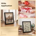 thumbnail image 5 of 8.5 x 10.5 in Shadow Box Frame with Slot, Display Case with Memory Box, Black Wood Picture Frame, 10-inch Photo Frame, Standing & Wall Mounting Shadow Box, 5 of 5