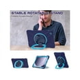thumbnail image 4 of Case for Samsung Galaxy Tab A9 Plus 11 inch 2023 Model SM-X210/X216/X218 with 360° Rotating Stand, Hand Strap & Shoulder Strap Shockproof Cover for Galaxy Tab A9 Plus 11", 4 of 7
