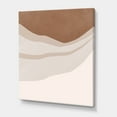 thumbnail image 3 of Designart ' Ivory and Terracotta Shapes with Scuff Effect ' Modern Canvas Wall Art Print, 3 of 4