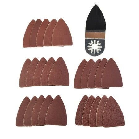

31Pcs/Set 38*52mm Grinding Triangle Oscillating Sandpaper Sanding Disc Hook Loop