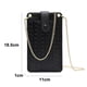 thumbnail image 2 of Bolsos cruzados pequeños para mujer, cartera para teléfono móvil con bolsillo para teléfono, color negro, 2 of 5