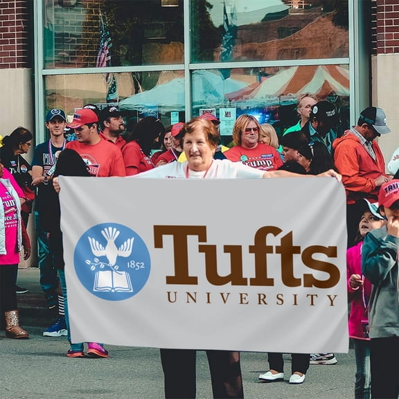 Tufts University 3 X 5 Foot Outdoor Decorative Flag,Garden Flag,Outdoor Single Flag