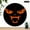 10x10in, variant on PALNKART 1pc Monster Fangs Eyes Orange Black Silhouette Theme Wall Clock Battery Operated, 10 inch Silent Non Ticking Round Wall Clock lobby, corridor, dining room, bedroom, office, classroom