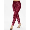 thumbnail image 4 of ROSEGAL Plus Size High Waisted 3D Printed Leggings, 4 of 7