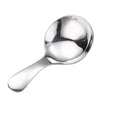 thumbnail image 1 of Matsuzay Cuchara portátil antioxidante, suave, pulido, Color sólido, mango corto, pudín de azúcar, postre, helado, sopa, pastel, cucharadita Cocina y Comedor Plata, 1 of 6
